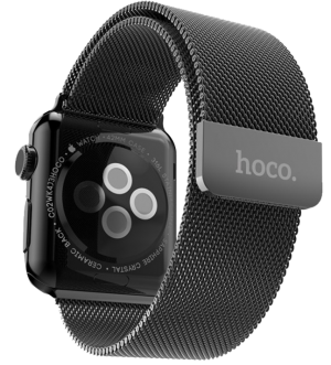 HOCO Milanese Apple watch band 38mm - Zwart 